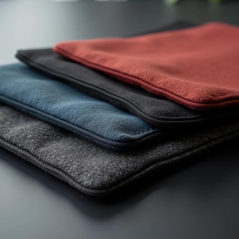 Tecidos para capas de notebook.