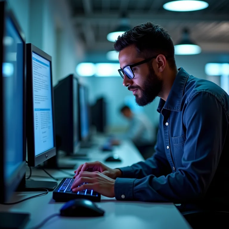 Técnico de informática usando Hiren's BootCD PE para reparo