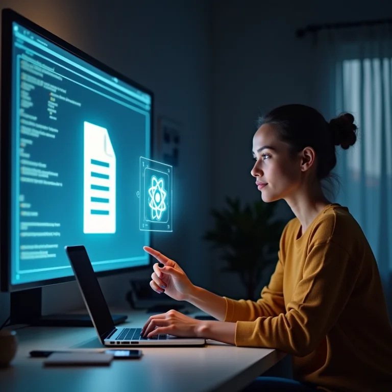 Transferência de dados (Props) em um ambiente de desenvolvimento React.