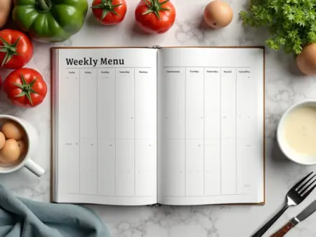Cardápio Semanal Para Imprimir: Organize Sua Semana Fácil