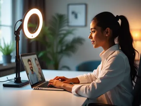 Ring Light para Reuniões Online: Melhore Sua Imagem Já!