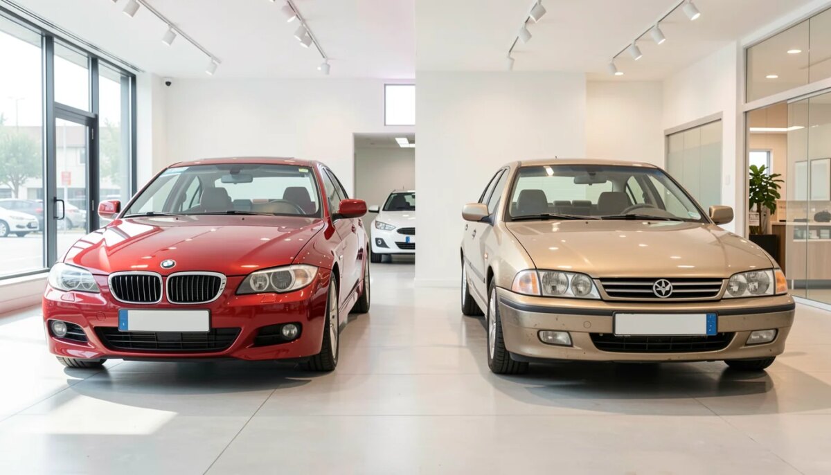 Comprar carro novo ou usado: o que avaliar antes de decidir? Comparação entre carro novo e usado em showroom